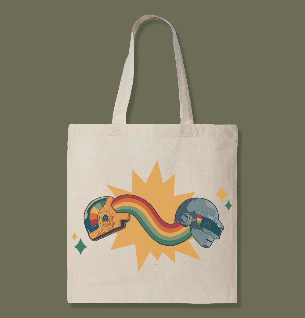 Rainbow Helmet Tote